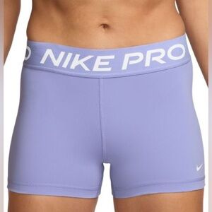 Nike Pro Women's Athletic Shorts - Lavender
